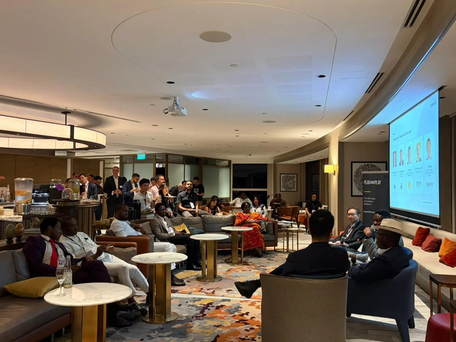 Audience at the Plug and Play x NIMENA Innovation Night