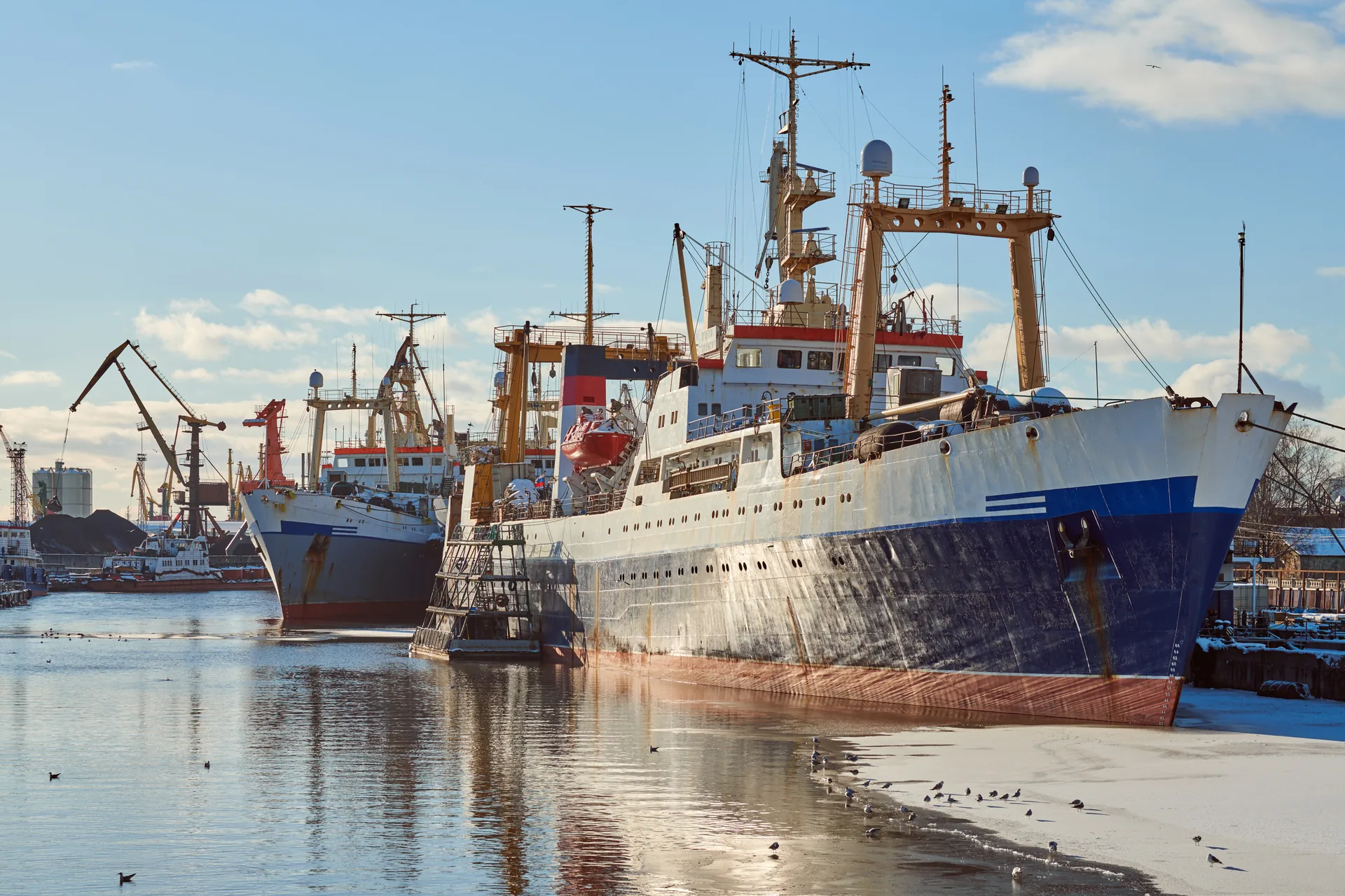 Shipyard and maritime industrial infrastructure